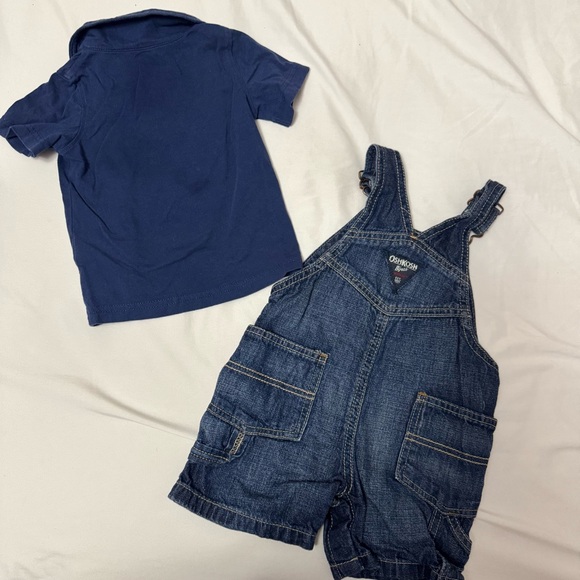 (9M) Oshkosh Carter’s SHEIN baby boy romper set bundle - Picture 3 of 7